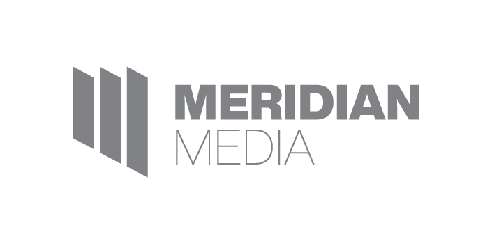 Meridian Media Logo Grey